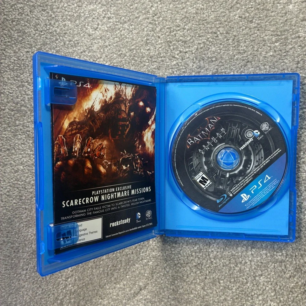 Warner Bros Batman Arkham Knight PS4 PlayStation 4 Blue Action Adventure Game